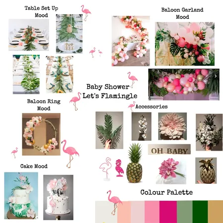 Baby, Let's Flamingle! Interior Design Mood Board by Anita Smith on Style Sourcebook