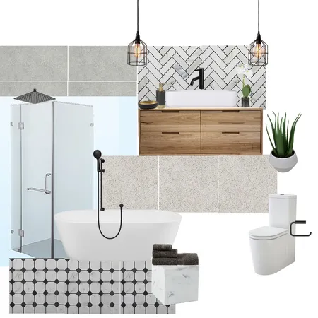 modern bathroom Interior Design Mood Board by RANA AWAAD on Style Sourcebook