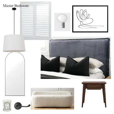 Bedroom - option 1 Interior Design Mood Board by katemcc91 on Style Sourcebook