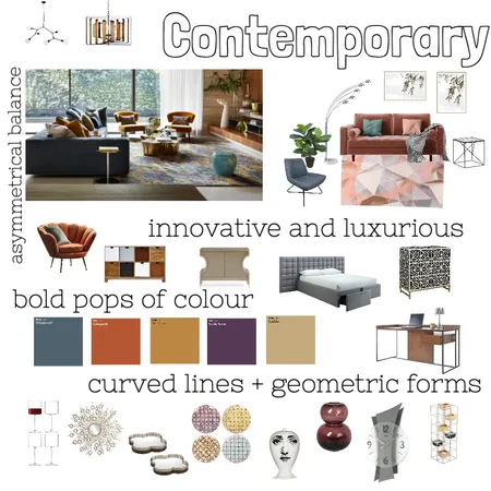 Contemporary Interior Design Mood Board by Johnna Ehmke on Style Sourcebook