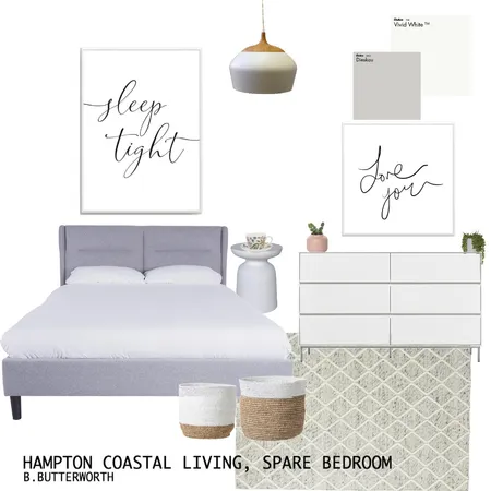 hampton bedroom Interior Design Mood Board by jessiegarlick on Style Sourcebook