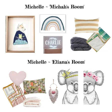 Michelle ~ 'Michah's & Eliana's Room' Interior Design Mood Board by BY. LAgOM on Style Sourcebook