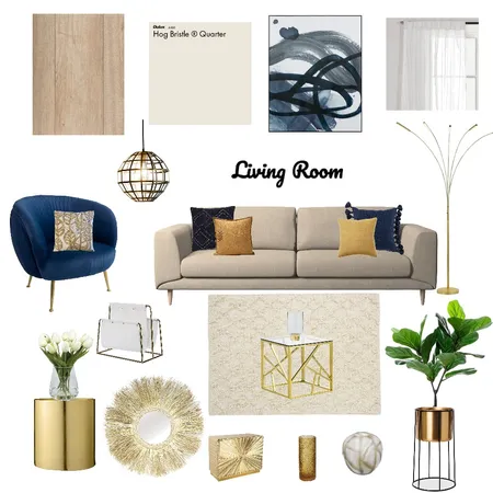 Module 9- Living Room Interior Design Mood Board by Margot Interiors on Style Sourcebook