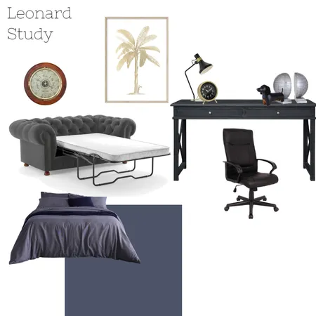 Leonard Study Interior Design Mood Board by Simply Styled on Style Sourcebook