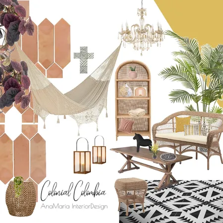 Colombia Inspired Moodboard Interior Design Mood Board by Ana Maria Jurado on Style Sourcebook