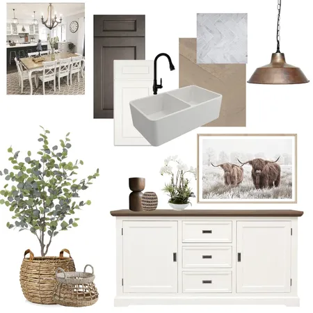 Farmhouse Kitchen Interior Design Mood Board by Lisa Maree Interiors on Style Sourcebook