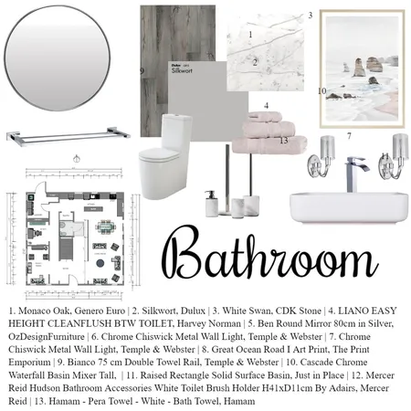 IDI - Mod 9 Bathroom Interior Design Mood Board by Tamz on Style Sourcebook