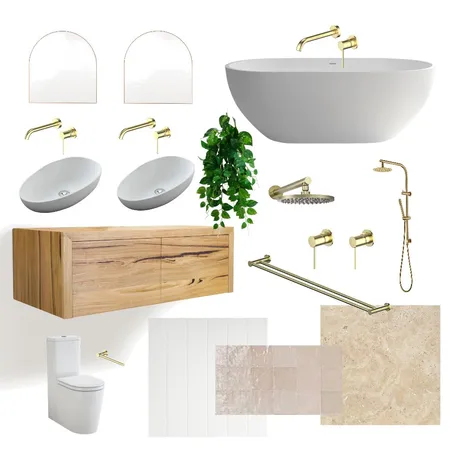 Ensuite Interior Design Mood Board by katereid on Style Sourcebook