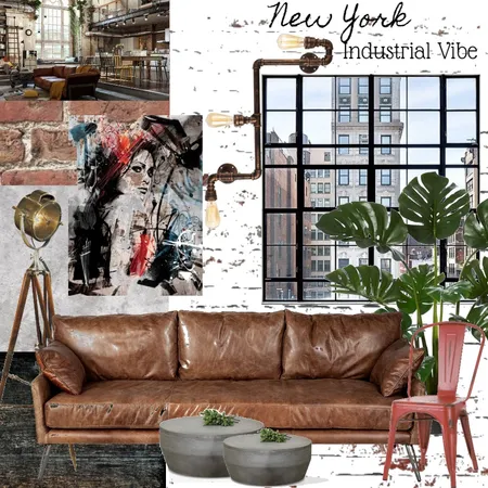 Industrial Vibe Interior Design Mood Board by 992maria on Style Sourcebook