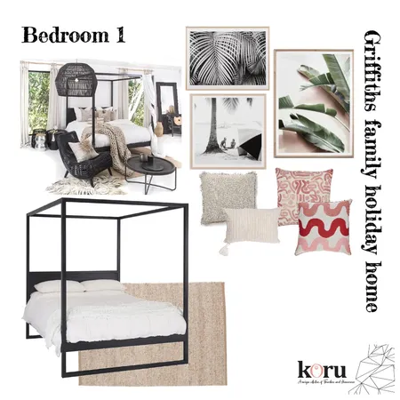 Bedroom Black Interior Design Mood Board by bronteskaines on Style Sourcebook