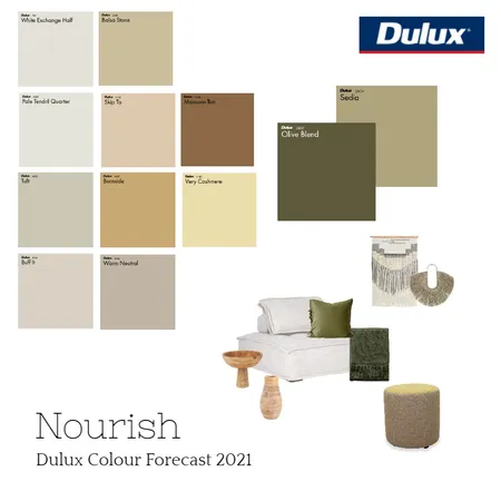 Nourish Dulux Colour Forecast Interior Design Mood Board by Dulux Australia on Style Sourcebook