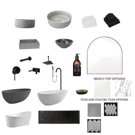 MAIN BATHROOM Interior Design Mood Board by Jessmonty on Style Sourcebook