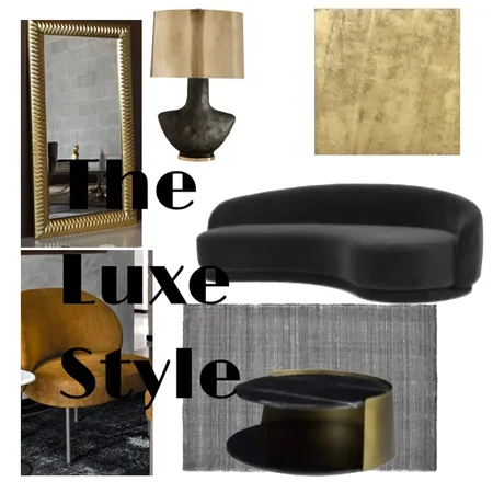 The luxe style Interior Design Mood Board by Malou on Style Sourcebook