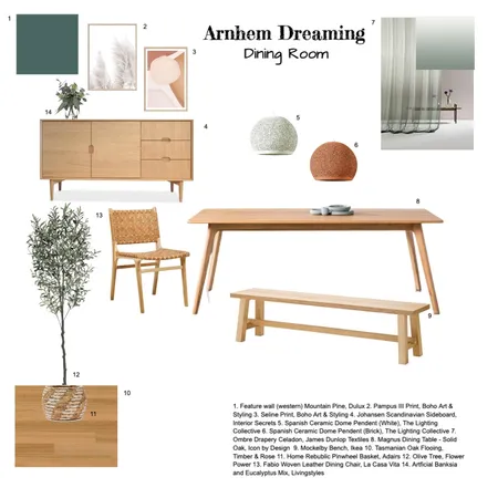 Dining Room Interior Design Mood Board by erlo on Style Sourcebook