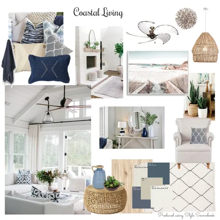 Finished Coastal Mood Board Module 3 Interior Design Mood Board by daretodreaminteriordesign on Style Sourcebook