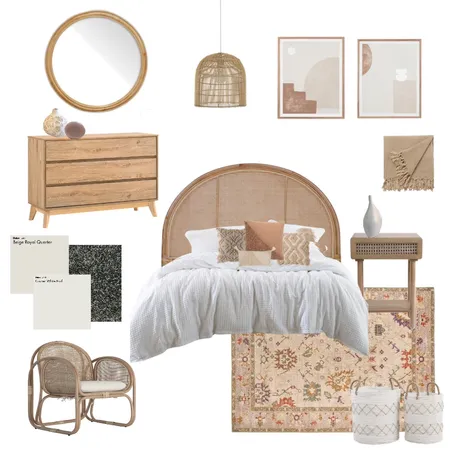 Sian bedroom 2 Interior Design Mood Board by Stone and Oak on Style Sourcebook