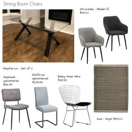 Dining Room Chairs Interior Design Mood Board by JoanaFrancis on Style Sourcebook