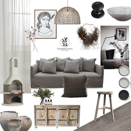 Draft Interior Design Mood Board by Oleander & Finch Interiors on Style Sourcebook