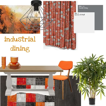 Industrial dining Interior Design Mood Board by Laczi Emôke on Style Sourcebook