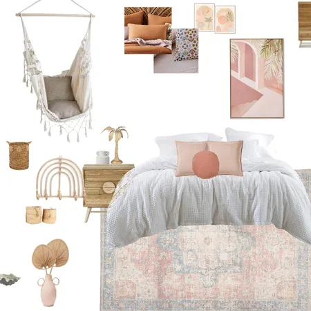 Harpers Bedroom Interior Design Mood Board by Harluxe Interiors on Style Sourcebook