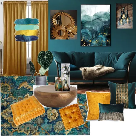 Module 3 #2 Interior Design Mood Board by Lesley Roudebush on Style Sourcebook