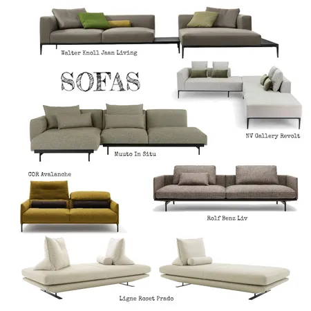 Sofas Interior Design Mood Board by zuzana on Style Sourcebook