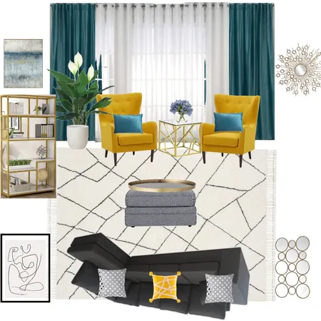 The Awuah's living sample1 Interior Design Mood Board by Ab.sam Interiors on Style Sourcebook