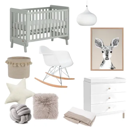 Neutral nursery Interior Design Mood Board by Karen on Style Sourcebook