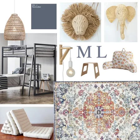 Unisex kids room Interior Design Mood Board by Sisu Styling on Style Sourcebook