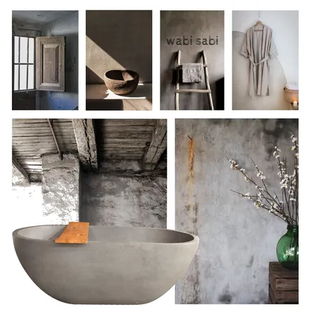 Wabi Sabi Bathroom Interior Design Mood Board by Grace Louise Doughty on Style Sourcebook