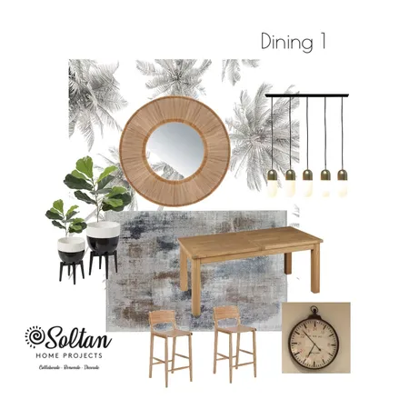 Dining 1 Interior Design Mood Board by Soltan Home Projects on Style Sourcebook