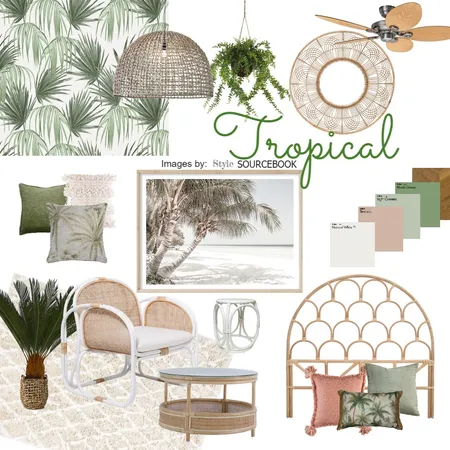 Tropical mood board Interior Design Mood Board by Lyndall on Style Sourcebook