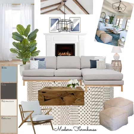 Modern Farmhouse Interior Design Mood Board by Taylor Estwick on Style Sourcebook