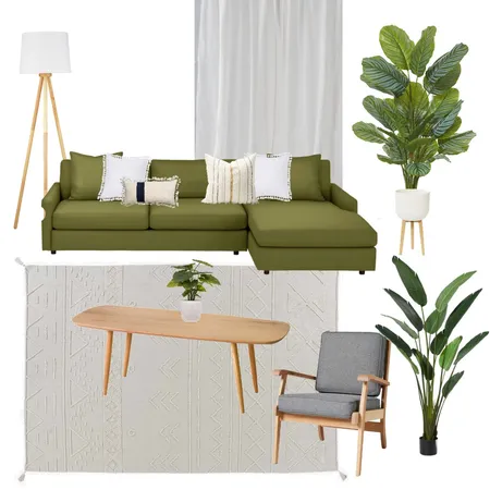 Sample Board #4 LIVING Room Interior Design Mood Board by Elani on Style Sourcebook