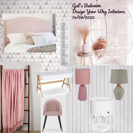 Gal's Bedroom Interior Design Mood Board by Jules83 on Style Sourcebook