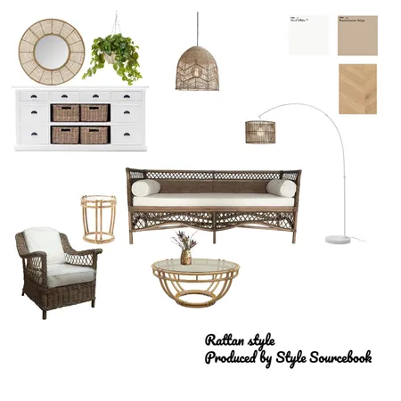 Rattan Style mood board Interior Design Mood Board by reemazoro on Style Sourcebook