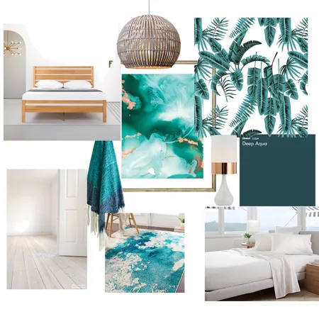 Coastal Bedroom Interior Design Mood Board by Sorrythankyou79 on Style Sourcebook
