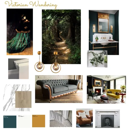 Victorian Wandering Interior Design Mood Board by Veronica Arias on Style Sourcebook