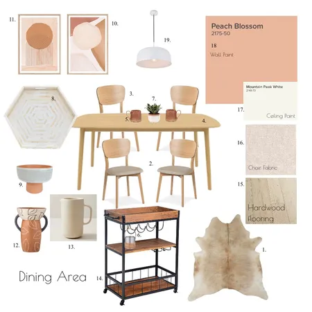 Dining Area Interior Design Mood Board by GinelleChavez on Style Sourcebook