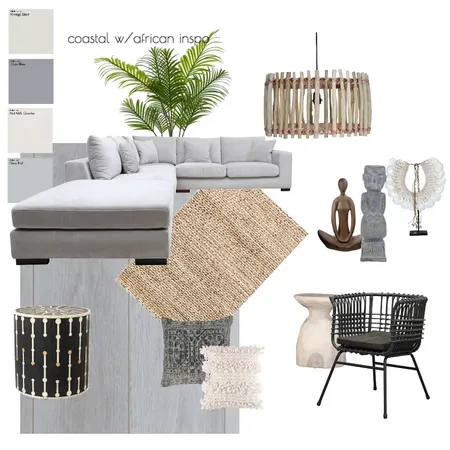 Coastal w/African inspo Interior Design Mood Board by Tammy Williams on Style Sourcebook