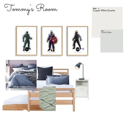 Tommy's Bedroom Interior Design Mood Board by rosecasey on Style Sourcebook