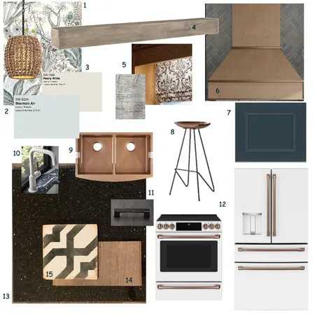 Rustic Copper Kitchen Interior Design Mood Board by lauramarindesign on Style Sourcebook