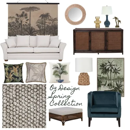 Oz Design Plantation Dark Brown Interior Design Mood Board by interiorology on Style Sourcebook