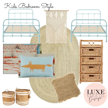 Beachhouse kids room Interior Design Mood Board by Luxe Style Co. on Style Sourcebook