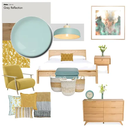 Marion's Bedroom Interior Design Mood Board by MM Styling on Style Sourcebook