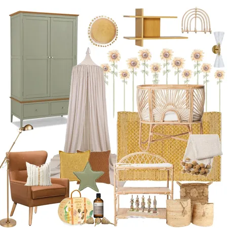 Nursery Interior Design Mood Board by Harluxe Interiors on Style Sourcebook