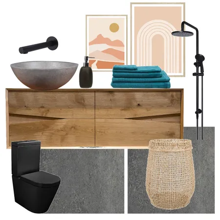 Contemporary Ensuite Interior Design Mood Board by Leah Dalton Interior Design on Style Sourcebook