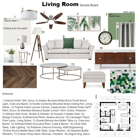 Living Room Interior Design Mood Board by Udy on Style Sourcebook