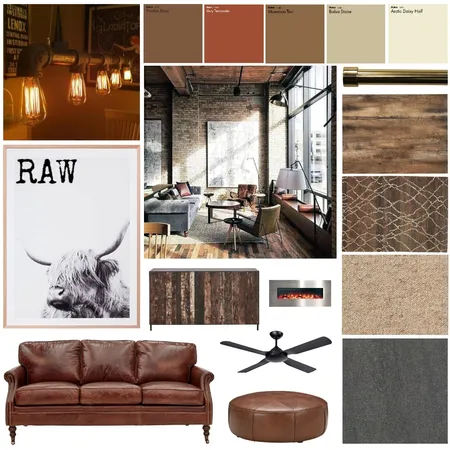 Industrial Interior Design Mood Board by Sammy Y on Style Sourcebook