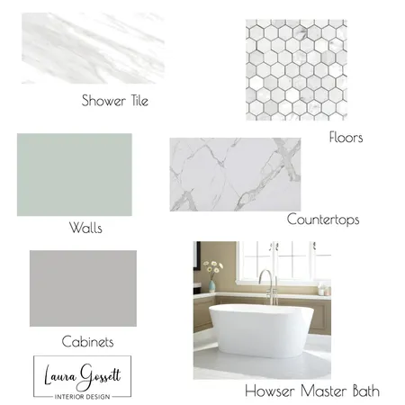 Howser Master Bath Interior Design Mood Board by Laura G on Style Sourcebook